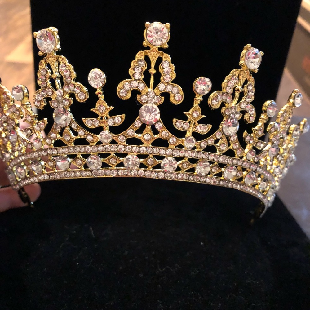 Gold Tone Tiara